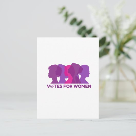Carte Postale Votes pour les femmes, (Debout devant)