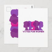 Carte Postale Votes pour les femmes, (Devant / Derrière)