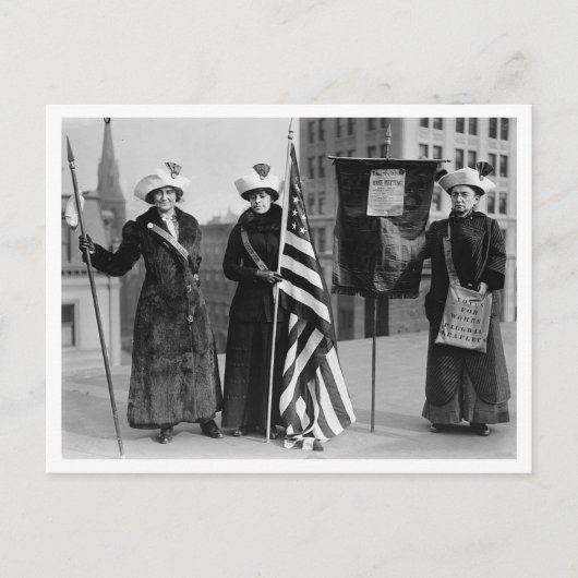 Carte Postale Votes pour les femmes Inspiré de l'ancien| Suffrag (Devant)