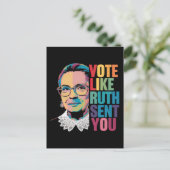 Carte Postale Votez Comme Ruth Vous A Envoyé (Debout devant)