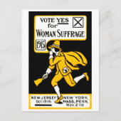 Carte Postale Votez Oui ! Suffrage féminin 1915 (Devant)