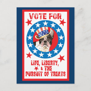 Carte Postale Votez pour Frenchie