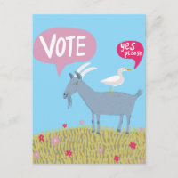 VOTING GOAT Vote 2024 Elections Cute USA