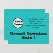 Carte Postale Votre annonce d'ouverture Logo Direct Mail (Devant / Derrière)