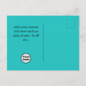 Carte Postale Votre annonce d'ouverture Logo Direct Mail (Dos)