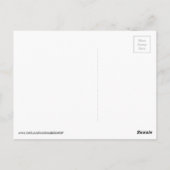 Carte Postale Votre bulle de message amusante rétro bande dessin (Dos)