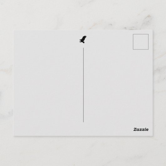 Carte Postale Votre CoIor Ailes comme Eagles Isaïe 40:31 Bible (Dos)