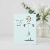 Carte Postale Votre collègue craint (Debout devant)