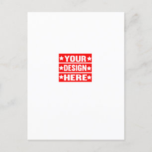 Carte Postale Votre conception ici personnalisée