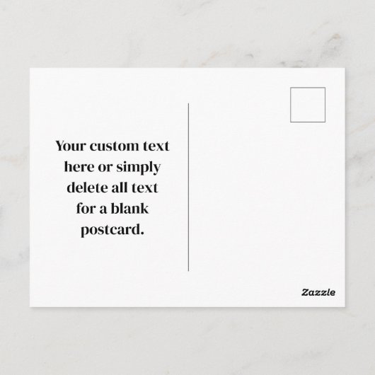 Carte Postale Votre conception ou logo d'entreprise | Placement (Dos)