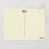 Carte Postale Votre constitution de texte/couleur des États-Unis (Dos)