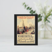 Carte Postale "Votre devoir" - 2e prêt Liberty (Debout devant)