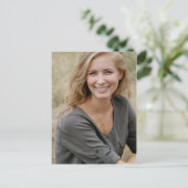 Carte Postale Votre Diplôme Photo Image Enregistrer La Date Boho (Debout devant)