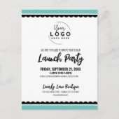 Carte Postale Votre groupe de lancement commercial Logo (Devant)