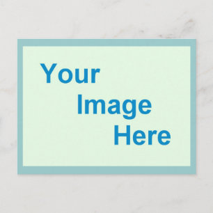 Carte Postale Votre image Ici mère oie modèle