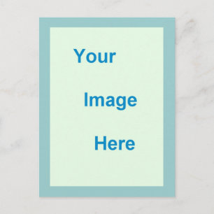 Carte Postale Votre image Ici mère oie modèle