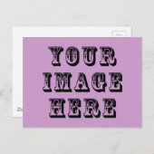 Carte Postale Votre image sur (Devant / Derrière)