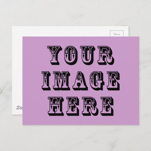 Carte Postale Votre image sur (Devant / Derrière)