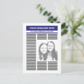 Carte Postale Votre journal (Debout devant)