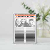 Carte Postale Votre journal (Debout devant)