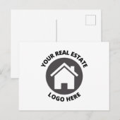 Carte Postale Votre logo immobilier ici (Devant / Derrière)