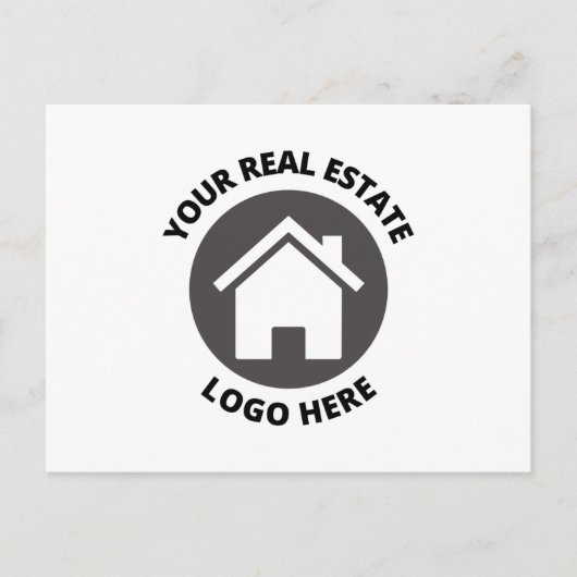 Carte Postale Votre logo immobilier ici (Devant)