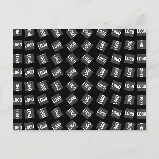 Carte Postale Votre logo | Logo, Motif de conception ou d'image  (Devant)