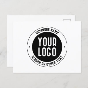 Carte Postale Votre logo ou votre conception d'entreprise   Text