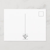 Carte Postale Votre logo - Rectangle - Fond BLANC (Dos)