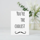 Carte Postale Votre Moustache la plus froide (Debout devant)