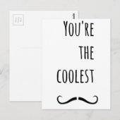 Carte Postale Votre Moustache la plus froide (Devant / Derrière)