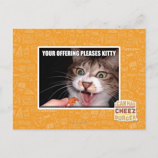 Carte Postale Votre Offre Plaise Kitty (Devant)