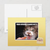 Carte Postale Votre Offre Plaise Kitty (Devant / Derrière)