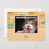 Carte Postale Votre Offre Plaise Kitty (Devant / Derrière)