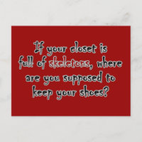 Votre placard est tellement rempli de secrets qu'i