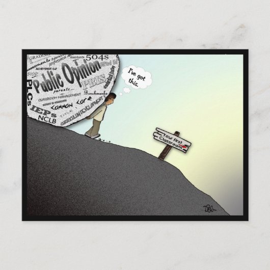 Carte Postale Votre première classe que j'ai (Devant)