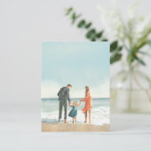 Carte Postale Votre propre œuvre d'art | Téléchargez votre peint (Debout devant)