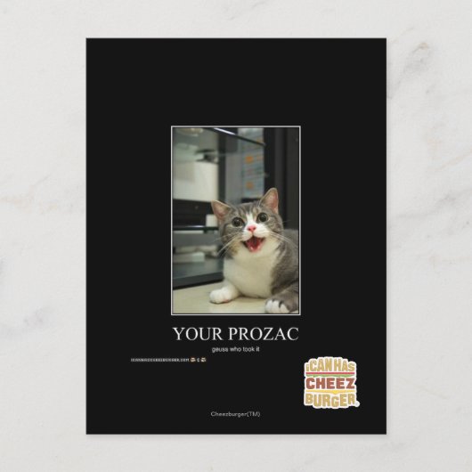 Carte Postale Votre Prozac (Devant)