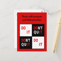 Votre texte Do It Don't Quit motivational