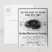 Carte Postale Voulez-vous plaire à votre meilleure fille ? (Devant / Derrière)