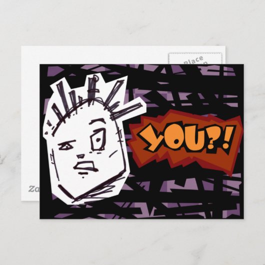 CARTE POSTALE VOUS ? (Devant / Derrière)