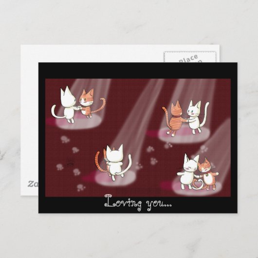 Carte Postale Vous aimer... (Devant / Derrière)