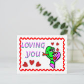 Carte Postale Vous aimer (Debout devant)