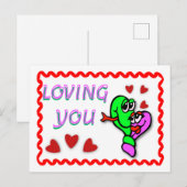 Carte Postale Vous aimer (Devant / Derrière)