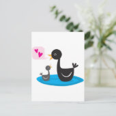 Carte Postale vous aimer bébé cygne (Debout devant)