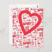 Carte Postale vous aimez (Devant / Derrière)