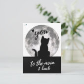 Carte Postale Vous aimez à la lune et retour - (Debout devant)