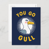 Carte Postale Vous Allez Gull (Devant / Derrière)