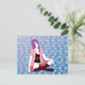 Carte postale "Vous attendez" (Debout devant)