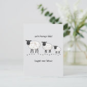 Carte Postale Vous Attendez Un Bébé Fécond- Ewe-rulations Encein (Debout devant)